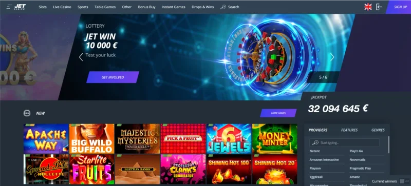 Jet Casino secure payment processing